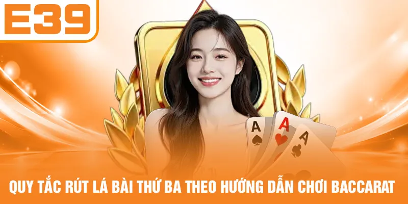 Quy tắc rút lá bài thứ ba theo hướng dẫn chơi Baccarat
